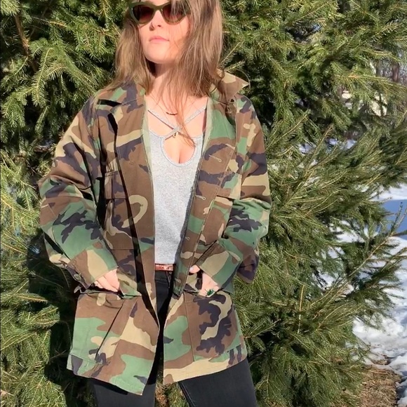 Vintage Camo Army Jacket - Picture 2 of 7
